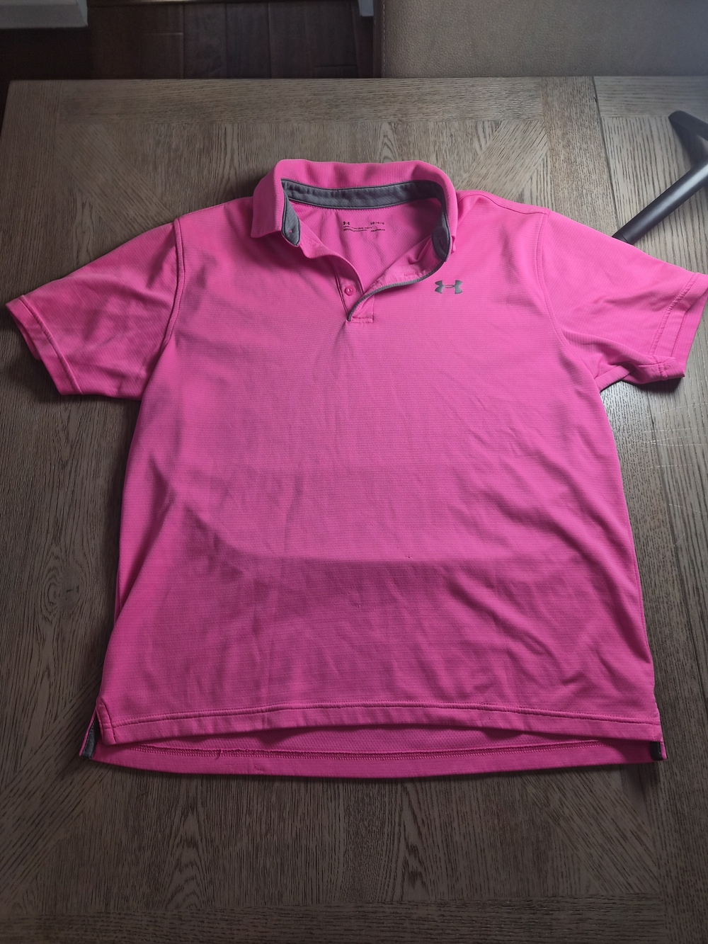 Under Armour Men’s Hot Pink Polo Shirt